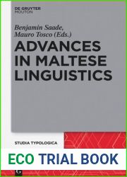Advances in Maltese Linguistics