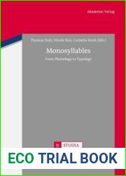 Monosyllables: From Phonology to Typology