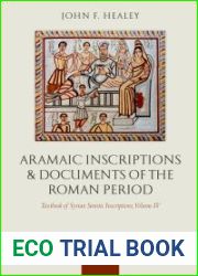 Aramaic Inscriptions and Documents of the Roman Period