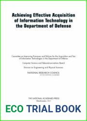 Achieving Effective Acquisition of Information Technology in the Department of Defense