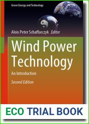 Wind Power Technology: An Introduction (Green Energy and Technology)