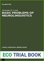 Basic Problems of Neurolinguistics (Janua Linguarum) by Luriia, A. R., Luria, Alexander R. (2011) Hardcover