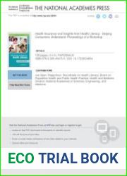 Health Insurance and Insights from Health Literacy