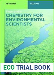 Chemistry for Environmental Scientists (de Gruyter Textbook)
