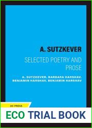 A. Sutzkever: Selected Poetry and Prose