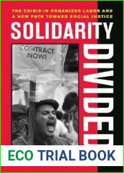 Solidarity Divided: The Crisis in Organized Labor and a New Path toward Social Justice