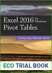 Excel 2016 for Windows Pivot Tables