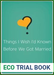 Things I Wish I|d Known Before We Got Married