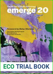 emerge 20: The Writer|s Studio Anthology (emerge: The Writer|s Studio Anthology (SFU))