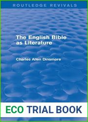 The English Bible as Literature (Routledge Revivals)
