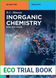 Inorganic Chemistry: Molecular Facets (De Gruyter Textbook)