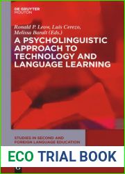 A Psycholinguistic Approach to Technology and Language Learning