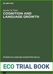Cognition and Language Growth