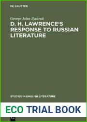 D. H. Lawrence|s response to Russian literature (Studies in English Literature)