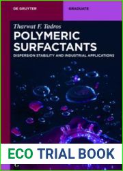 Polymeric Surfactants: Dispersion Stability and Industrial Applications (de Gruyter Textbook)