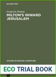 Milton|s inward Jerusalem (Studies in English Literature)