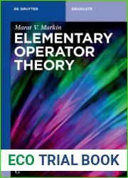 Elementary Operator Theory (De Gruyter Textbook)
