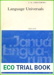 Language Universals (Janua Linguarum. Series Minor)