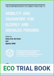 Mobility and Transport for Elderly and Disabled Persons
