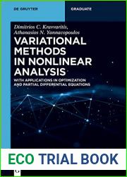 Variational Methods in Nonlinear Analysis: With Applications in Optimization and Partial Differential Equations (De Gruyter Textbook)