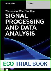 Signal Processing and Data Analysis (De Gruyter Textbook)