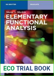 Elementary Functional Analysis (De Gruyter Textbook)