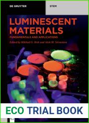 Luminescent Materials: Fundamentals and Applications
