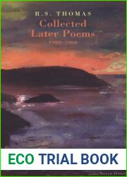 Collected Later Poems: 1988-2000 by R.S. Thomas (25-Mar-2004) Paperback