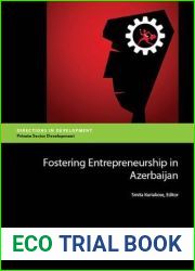 Fostering Entrepreneurship in Azerbaijan (Directions in Development)