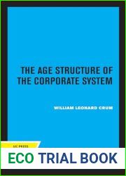 The Age Structure of the Corporate System