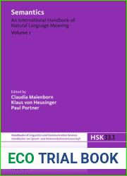 Semantics. Volume 1