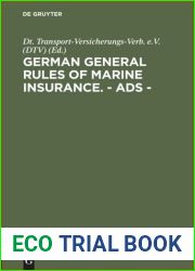 German general rules of marine insurance. - ADS - 