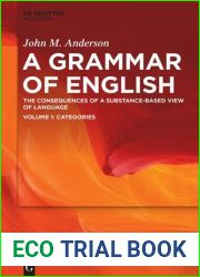 A Grammar of English