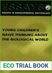 Young Children|s Thinking about Biological World
