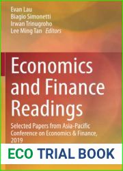 Economics and Finance Readings: Selected Papers from Asia-Pacific Conference on Economics and Finance, 2019
