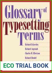 Glossary of Typesetting Terms