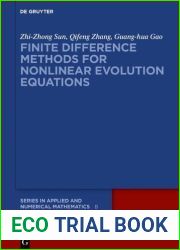 Finite Difference Methods for Nonlinear Evolution Equations (Issn, 8)