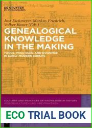 Genealogical Knowledge in the Making (Cultures and Practices of Knowledge in History, 1)