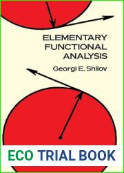 Elementary Functional Analysis (Dover Books on Mathematics)