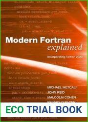 Modern Fortran Explained 6th Edition