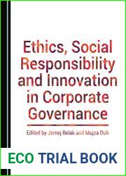 Ethics, Social Responsibility and Innovation in Corporate Governance