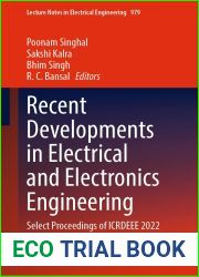 Recent Developments in Electrical and Electronics Engineering: Select Proceedings of ICRDEEE 2022 (Lecture Notes in Electrical Engineering Book 979)