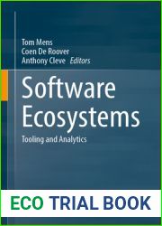 Software Ecosystems: Tooling and Analytics