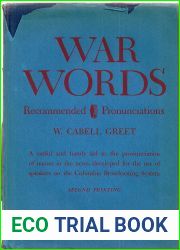 War Words: Recommended Pronunciations.