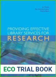 Providing effective library services for research
