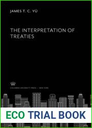 The Interpretation of Treaties