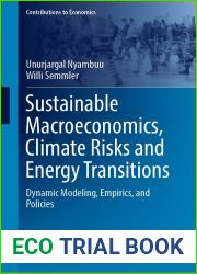 Sustainable Macroeconomics, Climate Risks and Energy Transitions: Dynamic Modeling, Empirics, and Policies (Contributions to Economics)