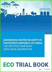 Addressing Water Security in the People|s Republic of China: The 13th Five-Year Plan (2016-2020) and Beyond