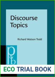Discourse Topics (Pragmatics and Beyond New Series)