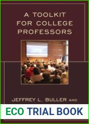 A Toolkit for College Professors